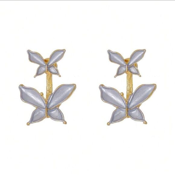 butterfly earrings N287 - Picture 2 of 6